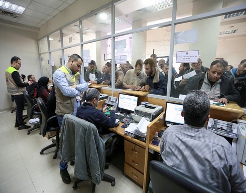 بدء صرف المنحة القطرية للأسر المتعففة في قطاع غزة بدء صرف المنحة القطرية للأسر المتعففة في قطاع غزة