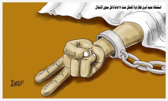 استشهاد عميد أسرى قطاع غزة المعتقل منذ 28 عاما داخل سجون الاحتلال استشهاد عميد أسرى قطاع غزة المعتقل منذ 28 عاما داخل سجون الاحتلال