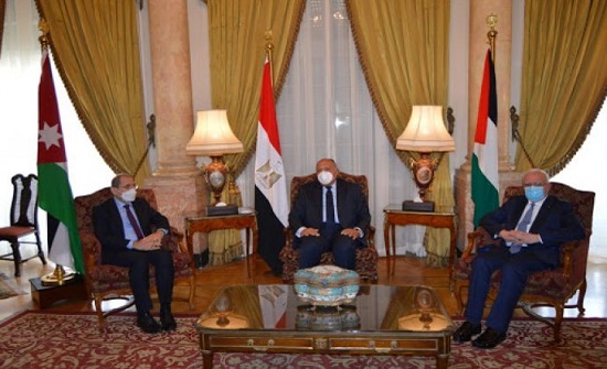 بيان مشترك لوزراء خارجية الأردن وفلسطين ومصر حول القضية الفلسطينية بيان مشترك لوزراء خارجية الأردن وفلسطين ومصر حول القضية الفلسطينية