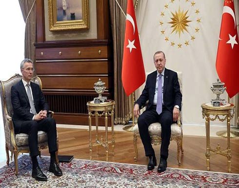 أردوغان يبحث الضربة الثلاثية على سوريا مع ميركل وستولتنبرغ أردوغان يبحث الضربة الثلاثية على سوريا مع ميركل وستولتنبرغ