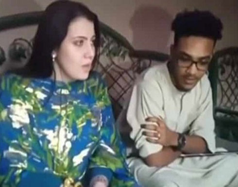بالفيديو: أمريكية تعتنق الإسلام للزواج من سوداني بالفيديو: أمريكية تعتنق الإسلام للزواج من سوداني