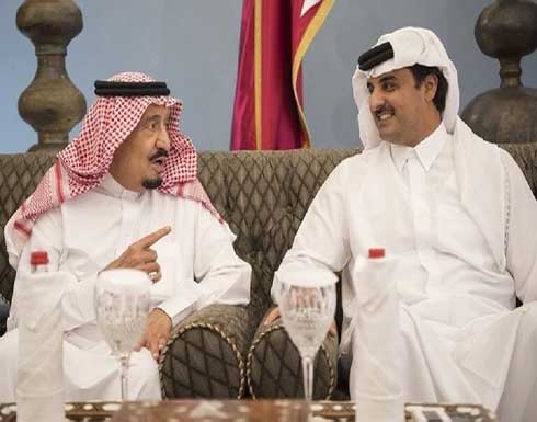العاهل السعودي الملك سلمان يتلقى اتصالا هاتفيا من أمير قطر العاهل السعودي الملك سلمان يتلقى اتصالا هاتفيا من أمير قطر
