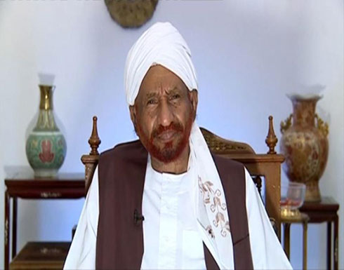 الصادق المهدي: نرفض التصعيد ضد المجلس العسكري بالسودان