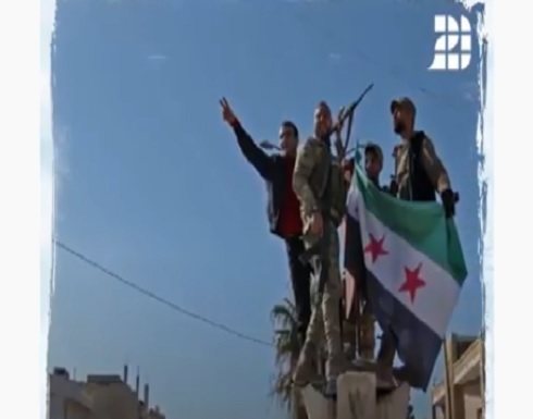 شاهد تحرير سراقب شاهد تحرير سراقب