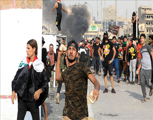 الداخلية العراقية: إصابة 43 عنصر أمن خلال احتجاجات بغداد الداخلية العراقية: إصابة 43 عنصر أمن خلال احتجاجات بغداد