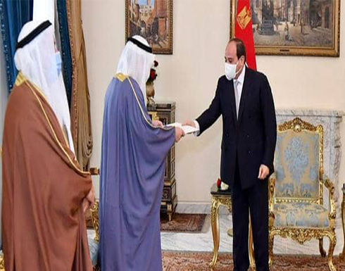 السيسي يتلقى رسالة من أمير الكويت بشأن "وحدة الصف العربي" السيسي يتلقى رسالة من أمير الكويت بشأن "وحدة الصف العربي"