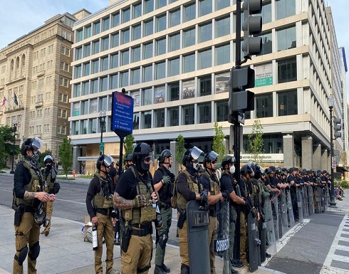 البنتاغون تأمر بمغادرة الجنود المتبقين في منطقة واشنطن البنتاغون تأمر بمغادرة الجنود المتبقين في منطقة واشنطن