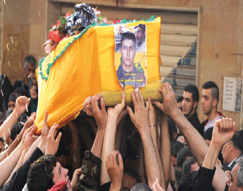 حزب الله اللبناني  يشيع 8 من قتلاه في سوريا