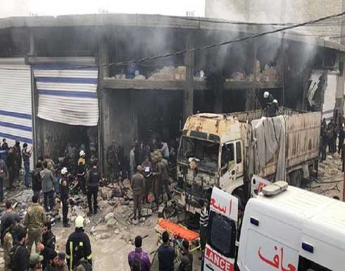 قتلى وجرحى بانفجار ضخم في ريف حلب السورية .. بالفيديو قتلى وجرحى بانفجار ضخم في ريف حلب السورية .. بالفيديو