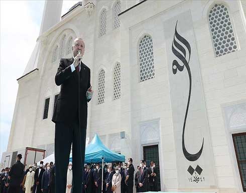أردوغان يفتتح مسجد "أوزون محمد" بولاية زونغولداق .. بالفيديو أردوغان يفتتح مسجد "أوزون محمد" بولاية زونغولداق .. بالفيديو