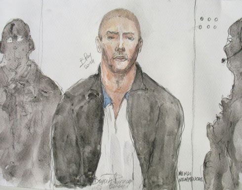 محاكمة مهدي نموش في قضية الهجوم على متحف يهودي في بروكسل محاكمة مهدي نموش في قضية الهجوم على متحف يهودي في بروكسل