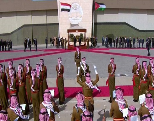 الملك عبدالله الثاني يستقبل السيسي في عمان الملك عبدالله الثاني يستقبل السيسي في عمان