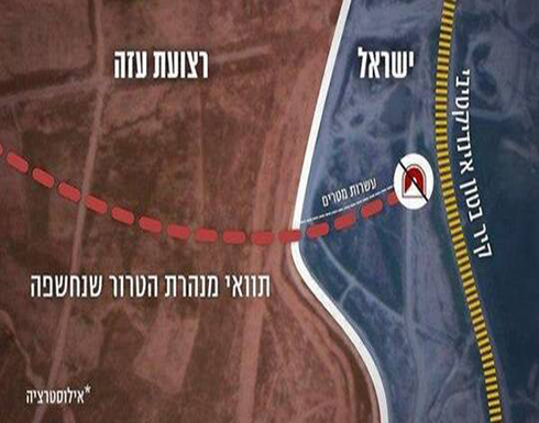 الجيش الإسرائيلي يعلن اكتشاف نفق ممتد لعشرات الأمتار من داخل غزة الجيش الإسرائيلي يعلن اكتشاف نفق ممتد لعشرات الأمتار من داخل غزة