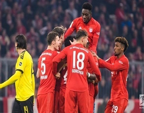 بايرن ميونيخ ينتفض برباعية في شباك دورتموند (شاهد) بايرن ميونيخ ينتفض برباعية في شباك دورتموند (شاهد)