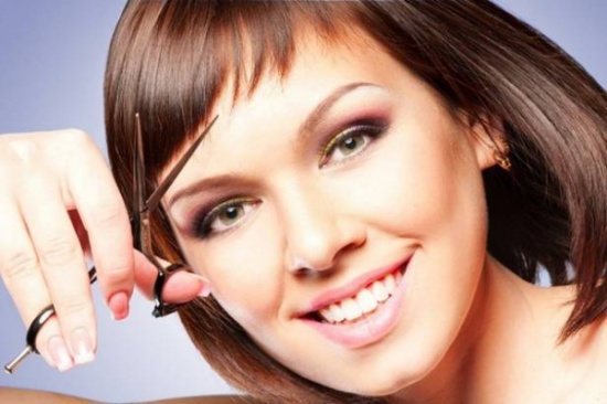 غرة للشعر القصير