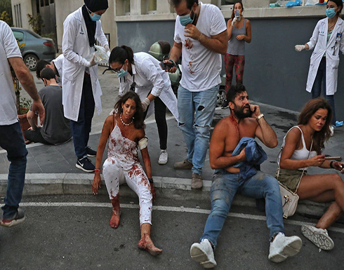 مشاهد مروعة من مستشفى لبناني للعشرات من جرحى انفجار بيروت .. بالفيديو مشاهد مروعة من مستشفى لبناني للعشرات من جرحى انفجار بيروت .. بالفيديو