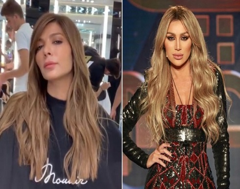 اصالة نصري تقلد مايا دياب اصالة نصري تقلد مايا دياب