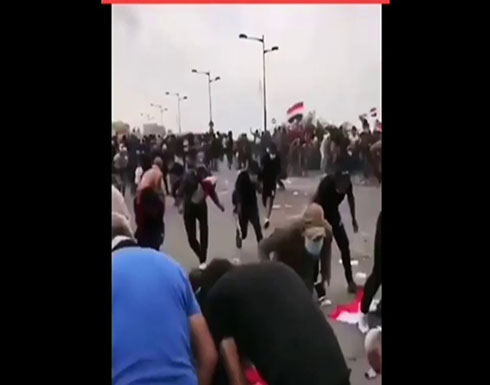 بالفيديو.. الأمن العراقي يطلق الرصاص الحي بكثافة على المتظاهرين بالفيديو.. الأمن العراقي يطلق الرصاص الحي بكثافة على المتظاهرين