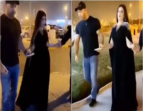 حليمة بولند تُشعل سخرية الجمهور بـ«حرسها الشخصي» حليمة بولند تُشعل سخرية الجمهور بـ«حرسها الشخصي»