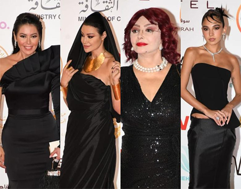 اللون الأسود يسيطر على ريد كاربت إفتتاح مهرجان القاهرة السينمائي .. صور اللون الأسود يسيطر على ريد كاربت إفتتاح مهرجان القاهرة السينمائي .. صور