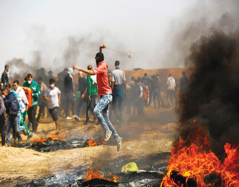 غزة : عشرات الاصابات في الجمعة الـ 22 من مسيرات العودة غزة : عشرات الاصابات في الجمعة الـ 22 من مسيرات العودة