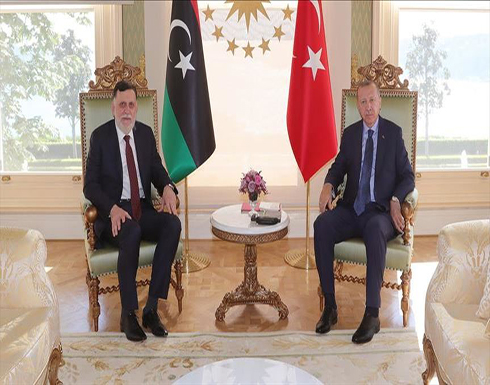 الرئيس أردوغان يلتقي السراج في إسطنبول الرئيس أردوغان يلتقي السراج في إسطنبول