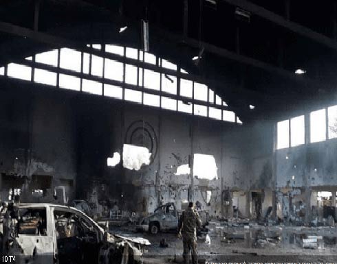 التلفزيون الإسرائيلي ينشر صورا لقاعدة التيفور بعد الضربة التلفزيون الإسرائيلي ينشر صورا لقاعدة التيفور بعد الضربة