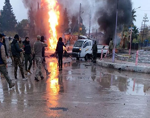 بالفيديو : انفجار سيارة مفخخة برأس العين شرق الفرات بالفيديو : انفجار سيارة مفخخة برأس العين شرق الفرات