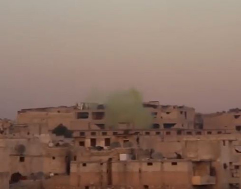 قوات النظام السوري نفذت هجمات كيمائية في مناطق تسيطر عليها المعارضة في حلب قوات النظام السوري نفذت هجمات كيمائية في مناطق تسيطر عليها المعارضة في حلب