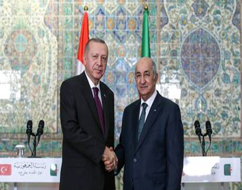 أردوغان يعرب لتبون عن استعداد بلاده لمرافقة الجزائر "في مرحلتها الجديدة" أردوغان يعرب لتبون عن استعداد بلاده لمرافقة الجزائر "في مرحلتها الجديدة"