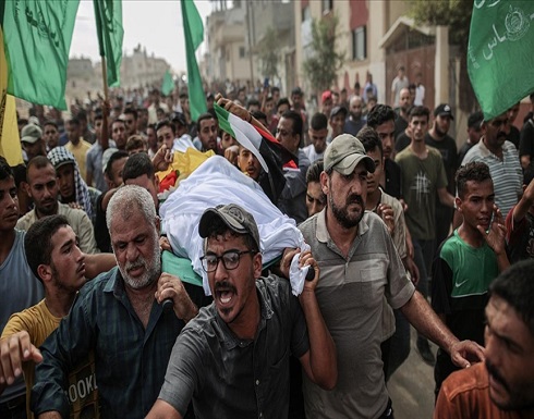 تشييع جثمان فلسطيني قَضى في التصعيد الأخير على غزة تشييع جثمان فلسطيني قَضى في التصعيد الأخير على غزة