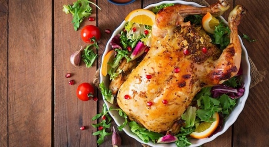 طريقة عمل الدجاج المحشو بالفريك