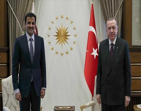 أردوغان وأمير قطر يبحثان العلاقات الثنائية والقضايا الإقليمية أردوغان وأمير قطر يبحثان العلاقات الثنائية والقضايا الإقليمية
