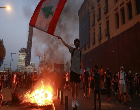 الصليب الأحمر اللبناني: سقوط 84 جريحا في مظاهرات بيروت الصليب الأحمر اللبناني: سقوط 84 جريحا في مظاهرات بيروت