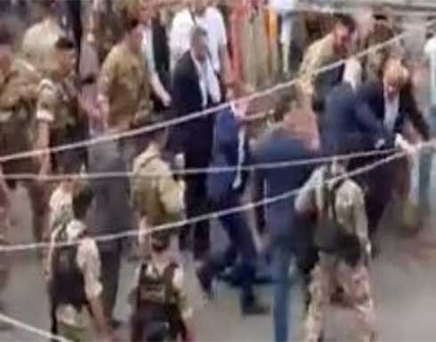 شاهد : عناصر من حزب الله يتسببون بوقف الانتخابات شرق لبنان شاهد : عناصر من حزب الله يتسببون بوقف الانتخابات شرق لبنان