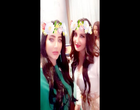 شذى حسون ولجين عمران تدخنان....بالفيديو شذى حسون ولجين عمران تدخنان....بالفيديو