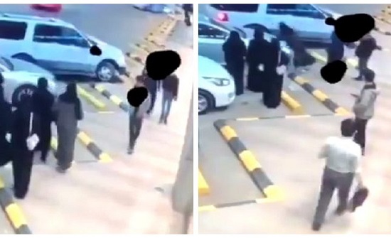 شاهد .. شاب يعتدي على فتاة في شارع عام بالسعودية شاهد .. شاب يعتدي على فتاة في شارع عام بالسعودية