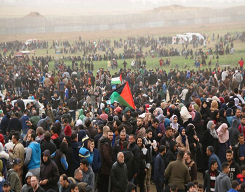 هيئة مسيرات العودة بغزة تحشد للتظاهر بذكرى النكبة الـ71 هيئة مسيرات العودة بغزة تحشد للتظاهر بذكرى النكبة الـ71