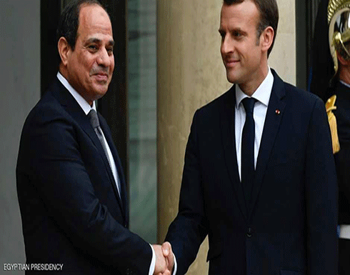 ماكرون والسيسي يبحثان الملف السوري ماكرون والسيسي يبحثان الملف السوري