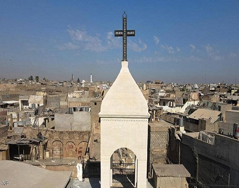 كنيسة في الموصل تدق الجرس لأول مرة منذ سيطرة داعش كنيسة في الموصل تدق الجرس لأول مرة منذ سيطرة داعش