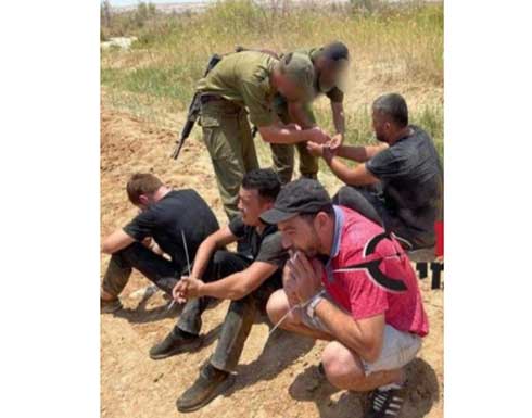 الجيش الاسرائيلي ينشر صورة للمتسللين من الاردن الجيش الاسرائيلي ينشر صورة للمتسللين من الاردن