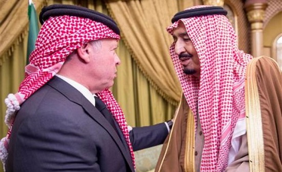 الملك سلمان : السعودية تضع كل امكاناتها في خدمة الأردن الملك سلمان : السعودية تضع كل امكاناتها في خدمة الأردن
