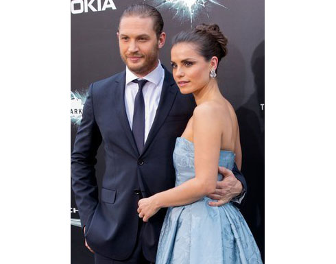 زواج توم هاردي سراً من شارلوت رايلي