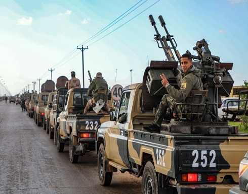 ليبيا : رصد حشد كبير للميليشيات شرق مصراتة ليبيا : رصد حشد كبير للميليشيات شرق مصراتة