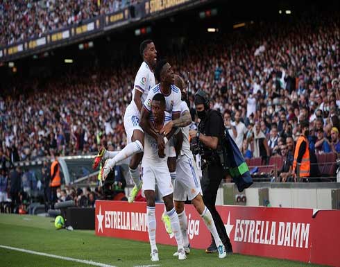 "كلاسيكو الأرض".. ريال مدريد يهزم غريمه برشلونة في عقر داره (فيديو) "كلاسيكو الأرض".. ريال مدريد يهزم غريمه برشلونة في عقر داره (فيديو)