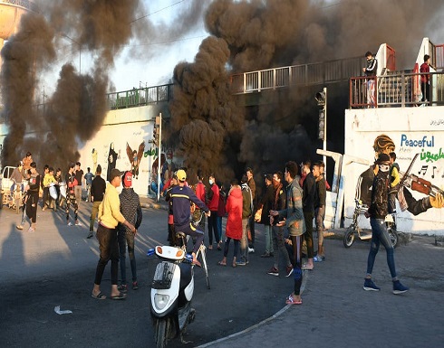 الناصرية.. إصابات إثر مصادمات بين الأمن العراقي والمتظاهرين الناصرية.. إصابات إثر مصادمات بين الأمن العراقي والمتظاهرين