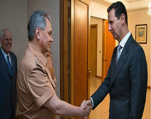 الدفاع الروسية: الوزير شويغو زار دمشق وأجرى محادثات مع الأسد الدفاع الروسية: الوزير شويغو زار دمشق وأجرى محادثات مع الأسد