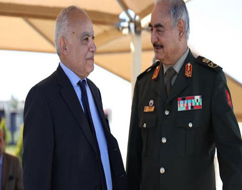 وصول غسان سلامة لبنغازي للقاء قائد الجيش خليفة حفتر وصول غسان سلامة لبنغازي للقاء قائد الجيش خليفة حفتر