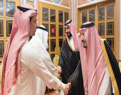 الملك سلمان وولي العهد يستقبلان عائلة خاشقجي (صور) الملك سلمان وولي العهد يستقبلان عائلة خاشقجي (صور)