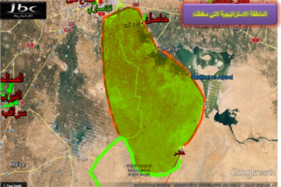 الجيش الحر يسيطر على بلدة خناصر ويقطع الامدادات عن معامل الكيميائي ( صور )